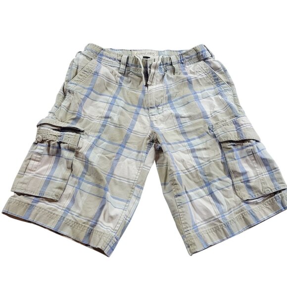 Urban Pipeline Cargo Shorts Mens 32 Plaid Multicolor Multi Pocket Read* - Picture 1 of 7